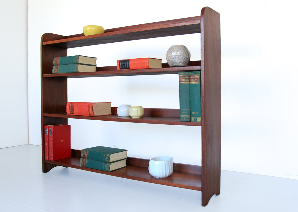 Solid Wood Vintage Bookshelf – Huisraad Modern