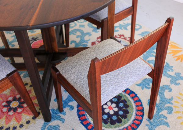 Set of Four Mid-Century Dining Chairs