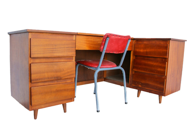 Mid-century L-shaped Desk