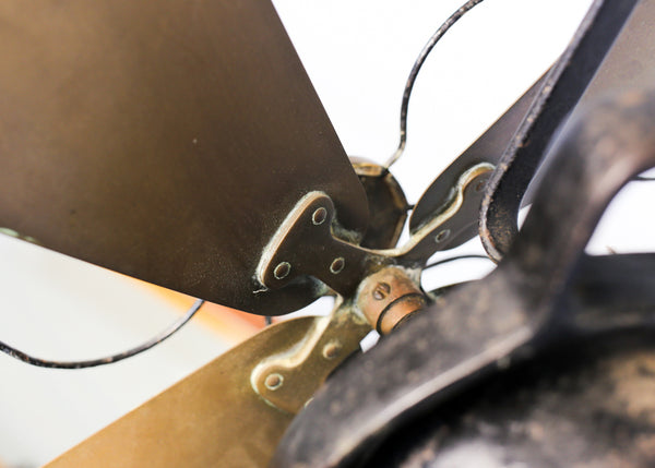 Antique General Electric Fan with Brass Blades