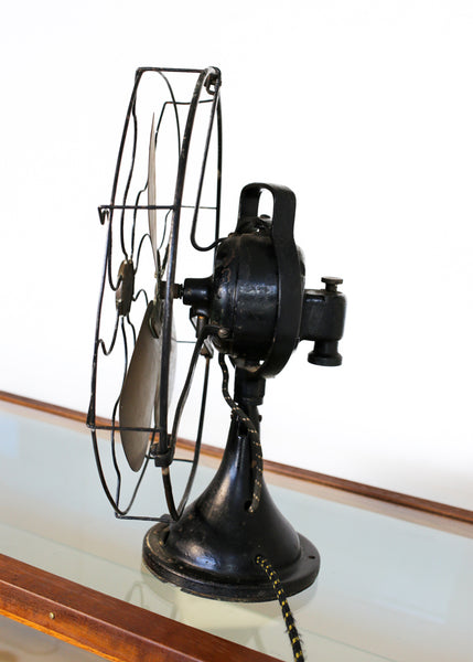 Antique General Electric Fan with Brass Blades