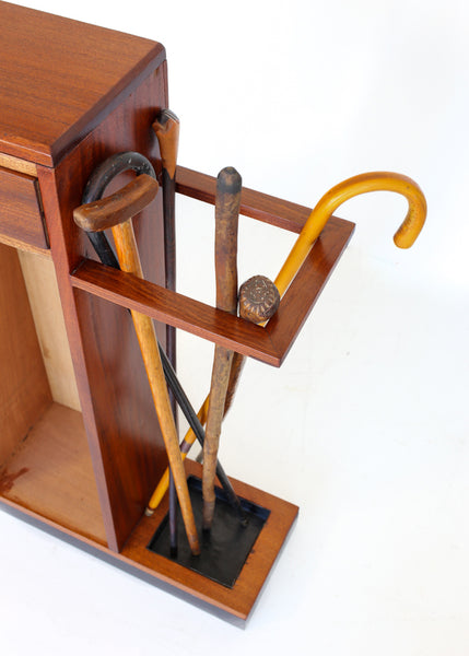 Solid Wood Umbrella and Walking Stick Stand