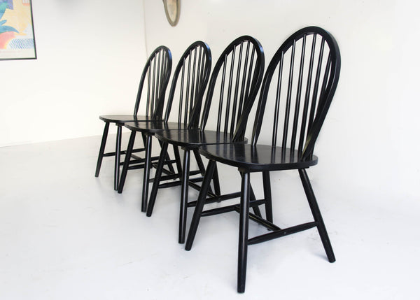 Four Windsor Chairs