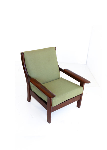 70s Imbuia Frame Armchair