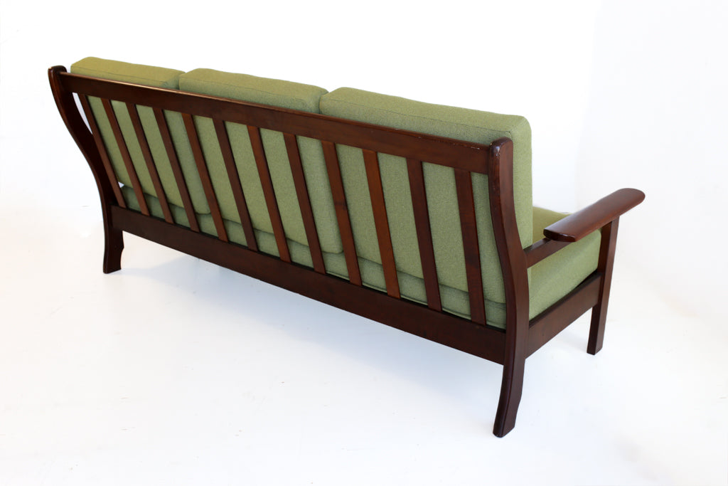 70s Imbuia Frame Sofa