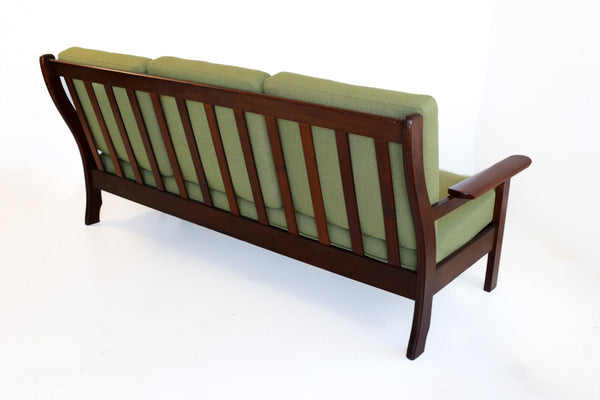 70s Imbuia Frame Sofa