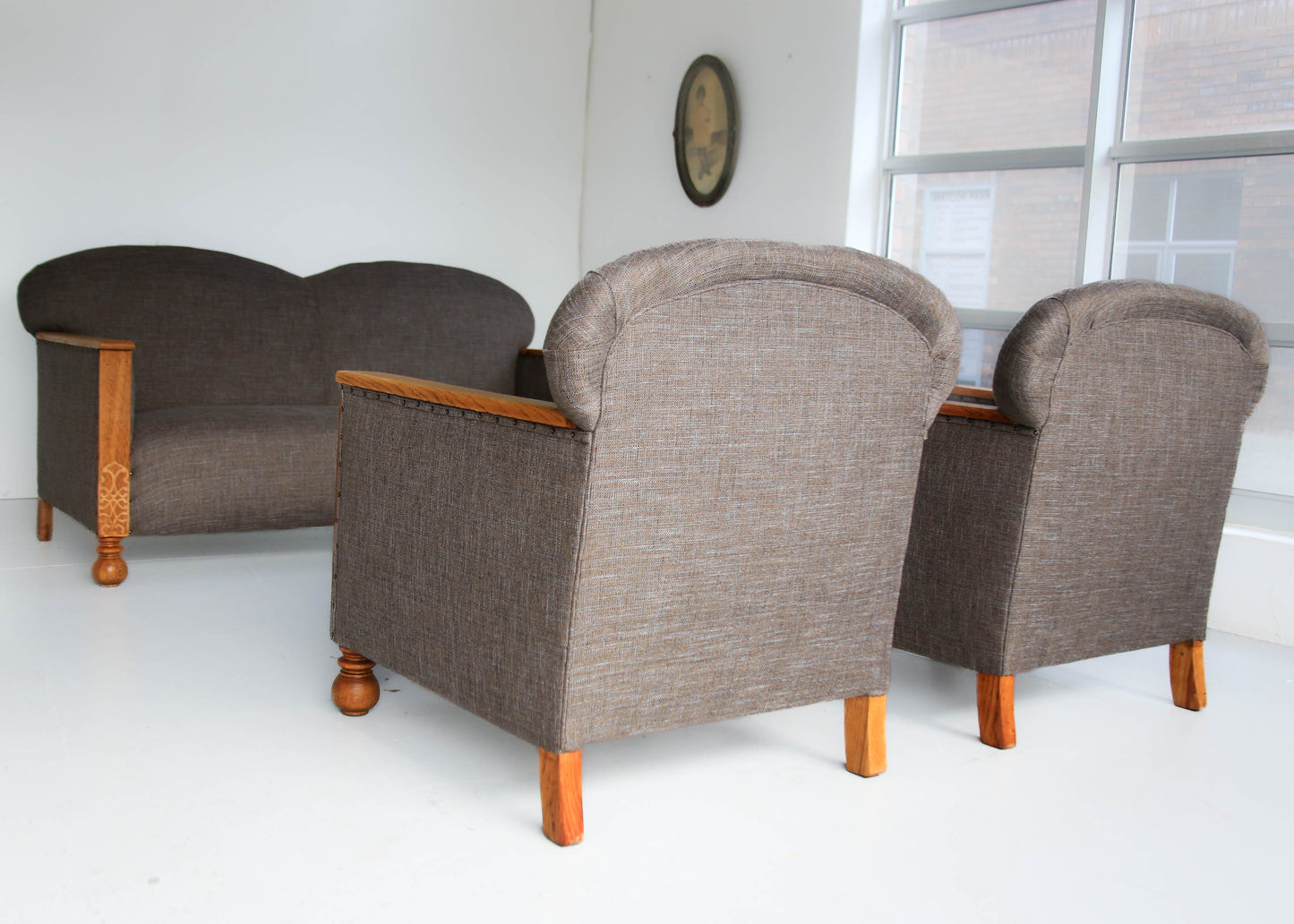 A Pair of Art Deco Armchairs