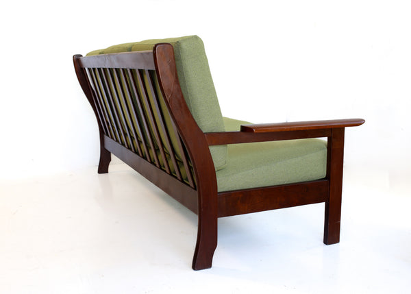 70s Imbuia Frame Sofa