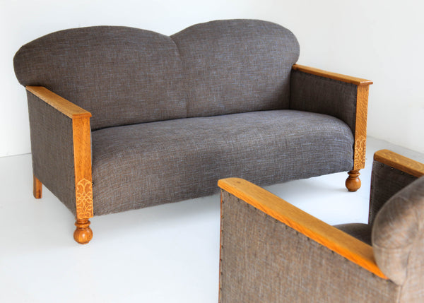 Two-seater Art Deco Sofa