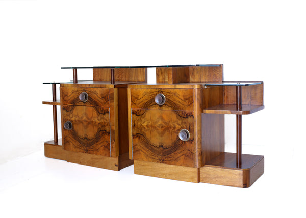 Art Deco Bedside Cabinets