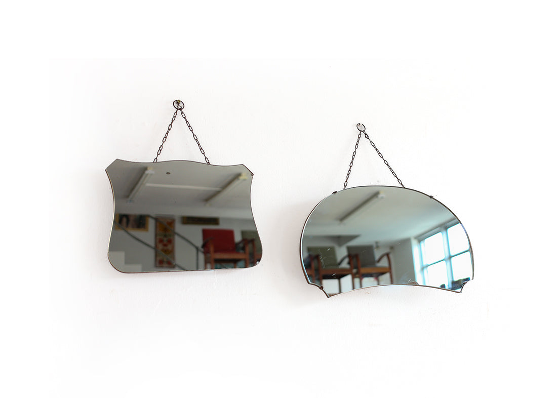 Art Deco Wall Mirror (Crest Shaped)