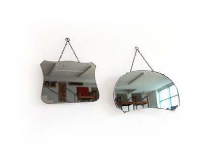 Art Deco Wall Mirror (Crest Shaped)