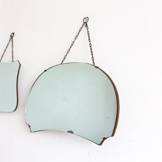 Art Deco Wall Mirror (Curved Shape)