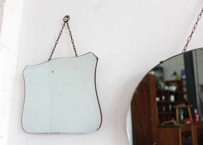 Art Deco Wall Mirror (Crest Shaped)