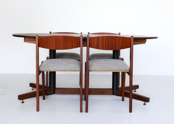 Set of Four Mid-Century Dining Chairs