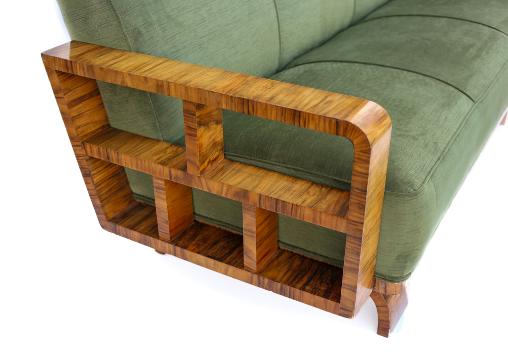 Rare 1930s Art Deco Sofa