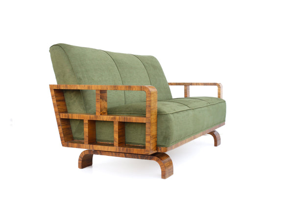 Rare 1930s Art Deco Sofa