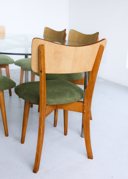 Set of Six Mid-Century Dining Chairs