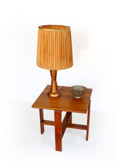 Solid Wood Square Lamp Table