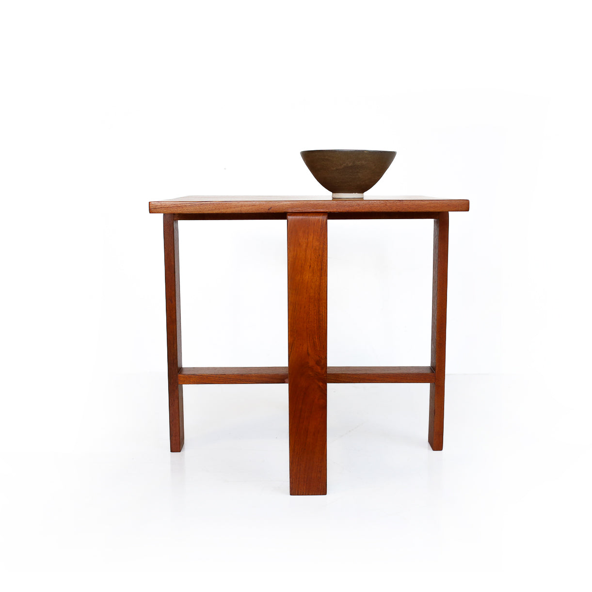 Solid Wood Square Lamp Table