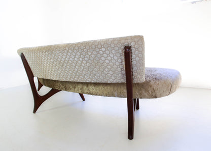 Floating Curved Sofa by Vladimir Kagan