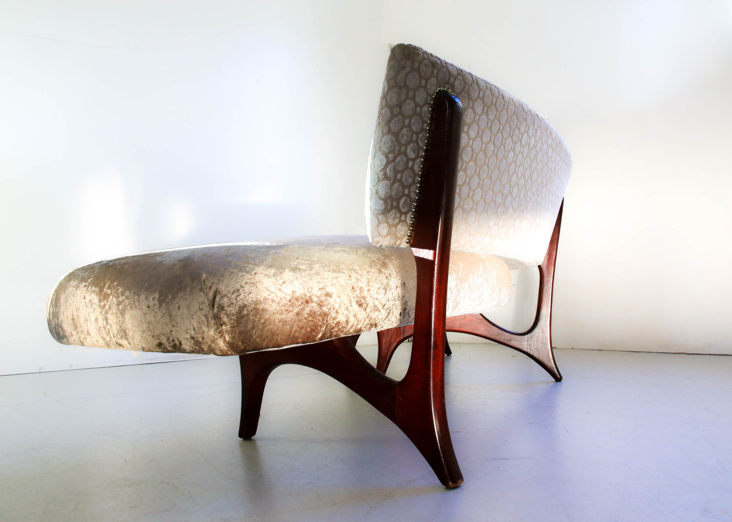 Floating Curved Sofa by Vladimir Kagan