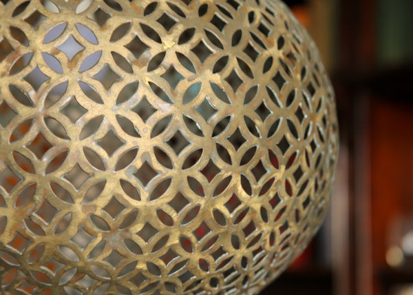 Brass Moroccan Lamp