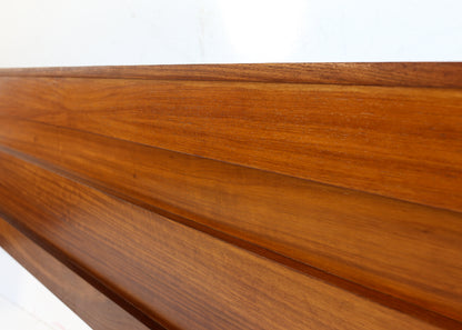 Queen Kiaat Headboard with Pedestals