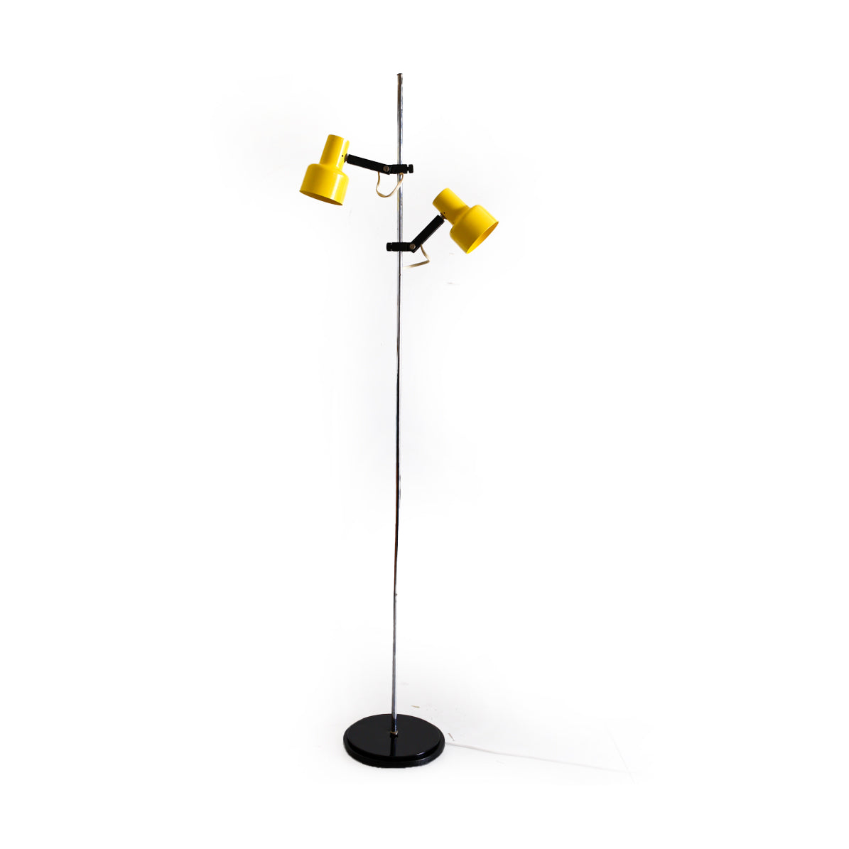 Mid-century Adjustable Floorlamp with Two Heads