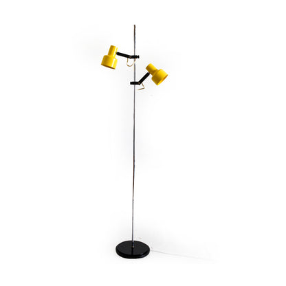 Mid-century Adjustable Floorlamp with Two Heads