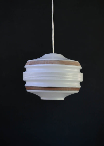 Large Frosted Glass Pendant