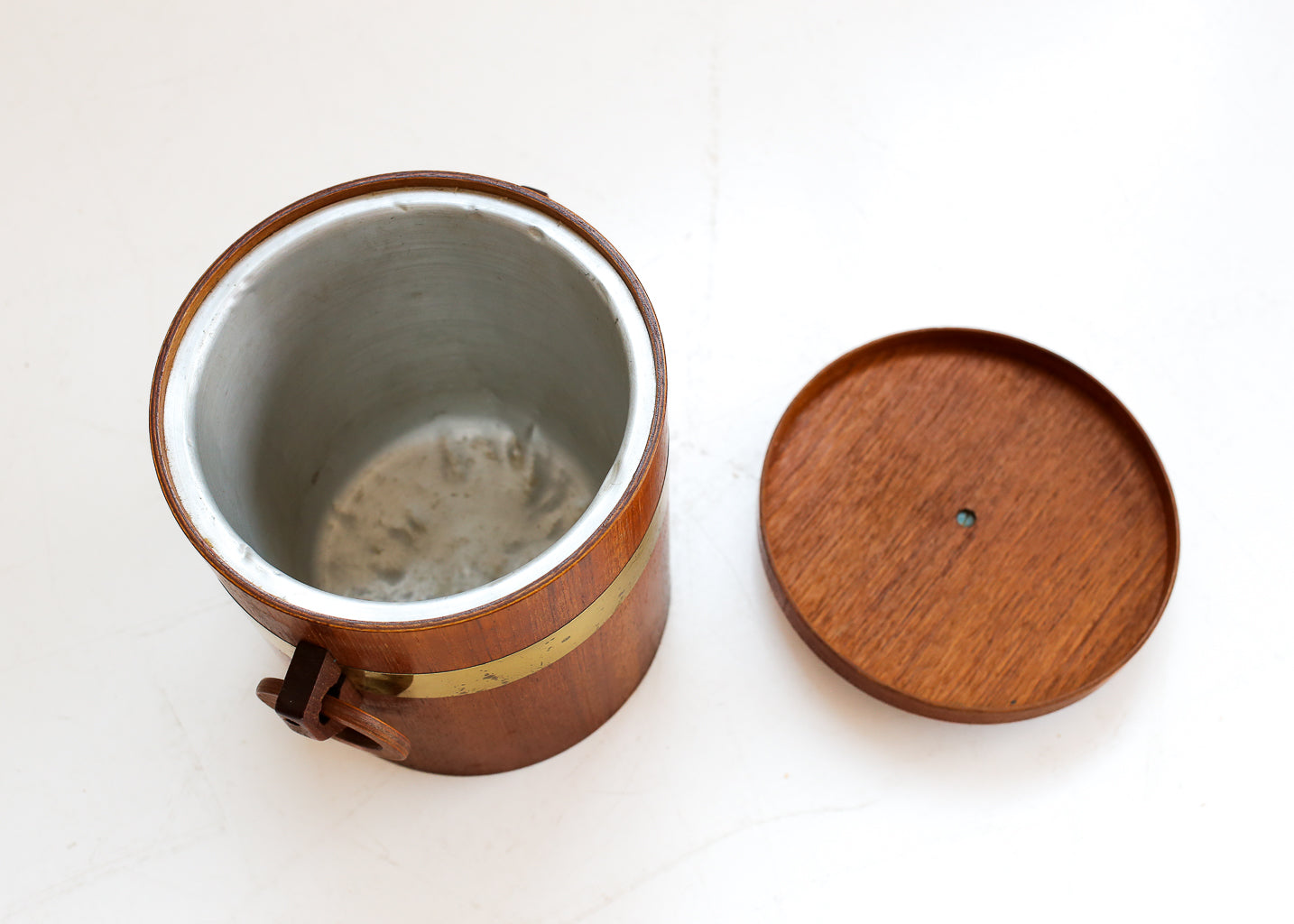 Vintage Teak Ice Bucket