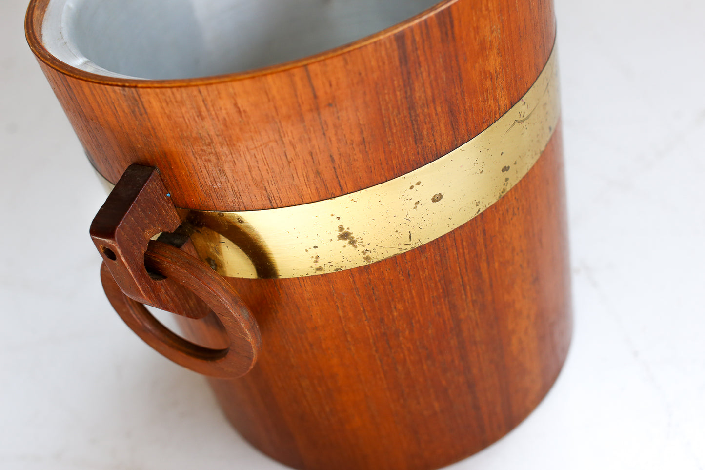 Vintage Teak Ice Bucket