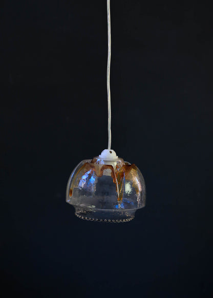 Four vintage Murano glass shades