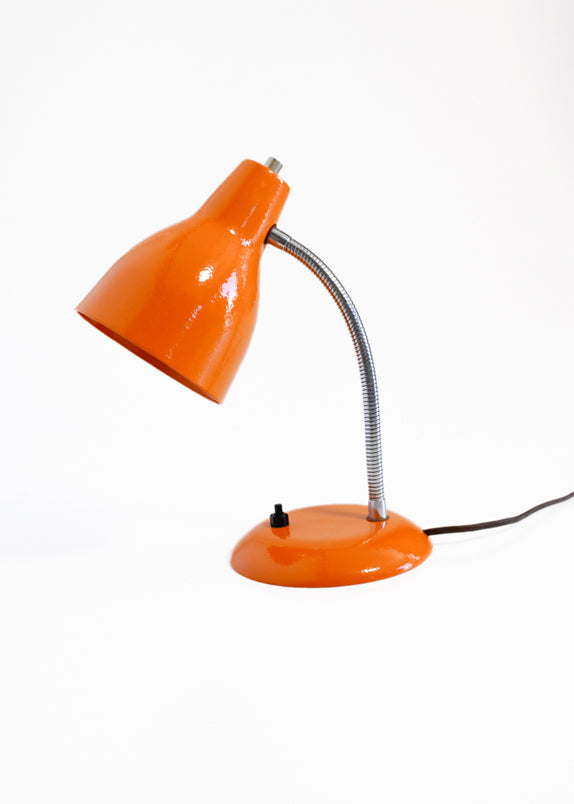 A Pair of 70s Gooseneck Desk Lamps