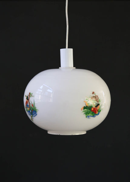 Large Dome Pendant for a Child's Room
