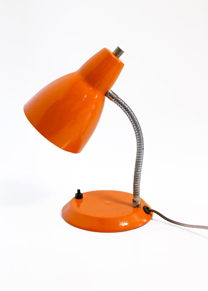 A Pair of 70s Gooseneck Desk Lamps