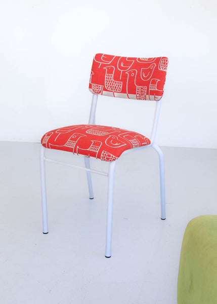 A Set of Six Chappy Chairs in Skinny laMinx Fabric