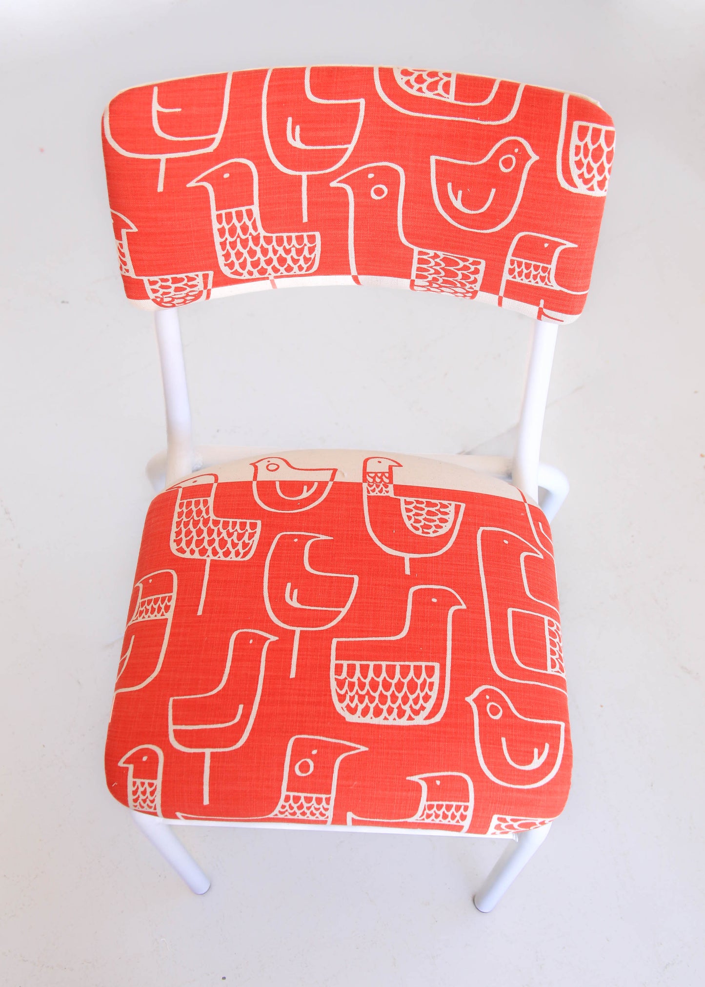 A Set of Six Chappy Chairs in Skinny laMinx Fabric