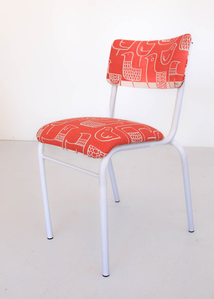 A Set of Six Chappy Chairs in Skinny laMinx Fabric