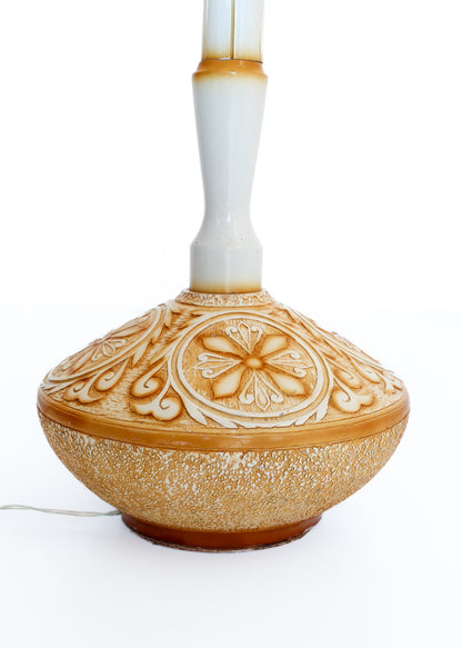 Mid-century Chalkware Floor Lamp
