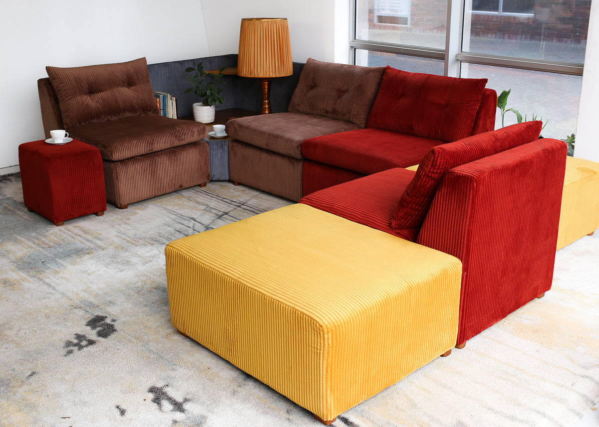 Modular 80s Lounge Set - priced per piece