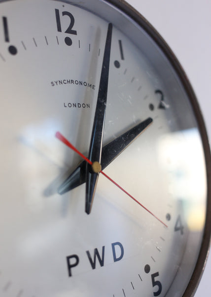 Vintage Synchronome London Wall Clock