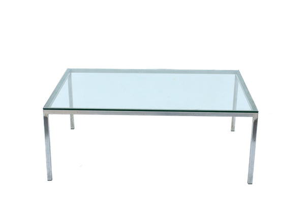 Steel and Glass Coffee Table