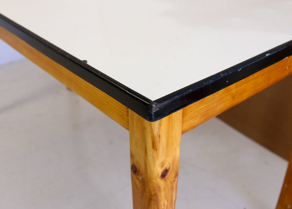 Vintage Enamel Top Kitchen Table