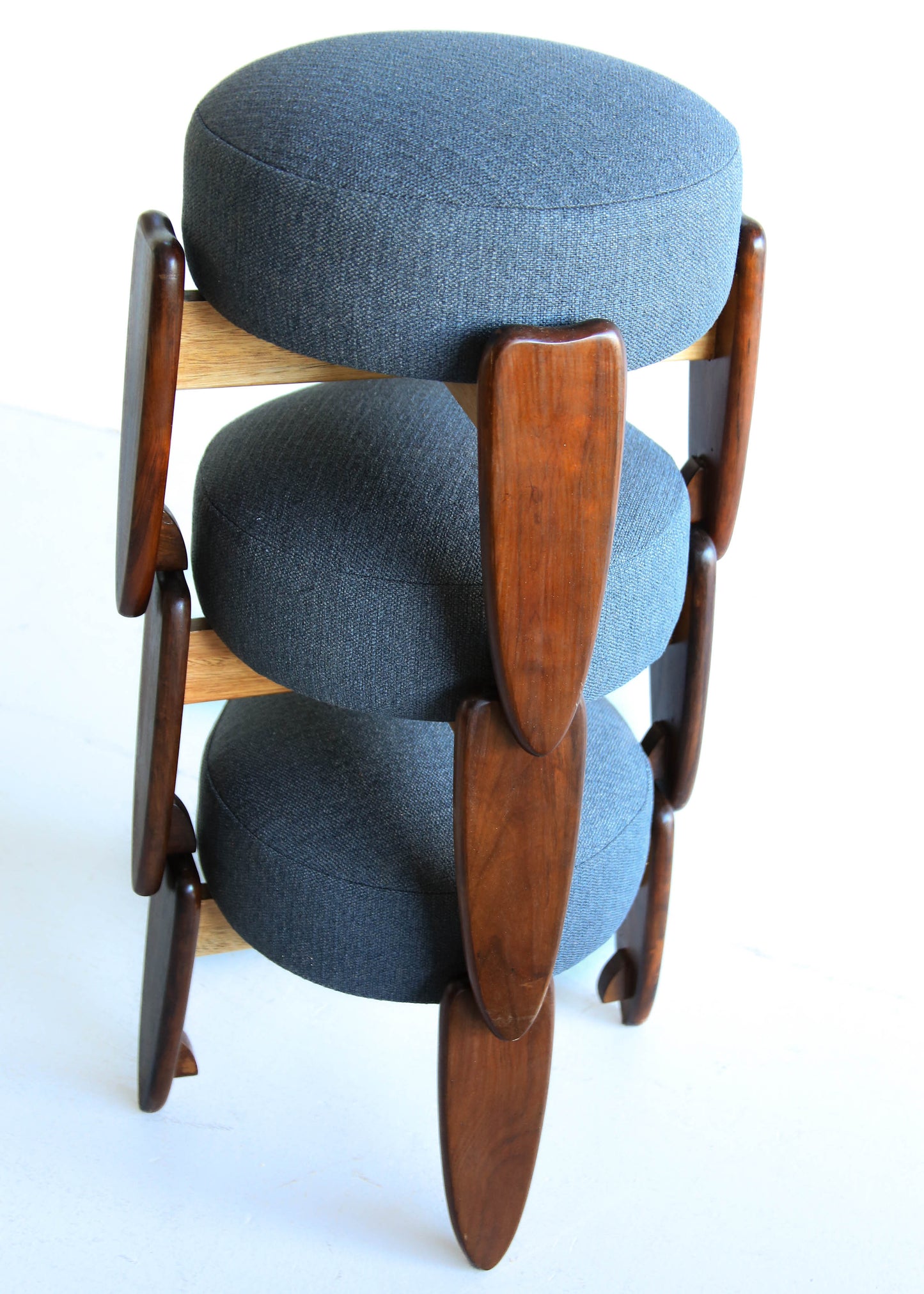 A Vintage Stack of Three Stools