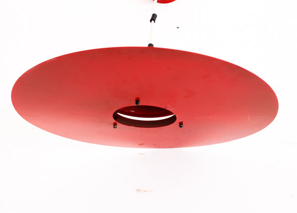 Mid-century Flying Saucer Pendant Lamp