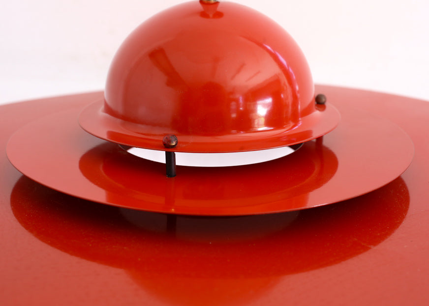 Mid-century Flying Saucer Pendant Lamp