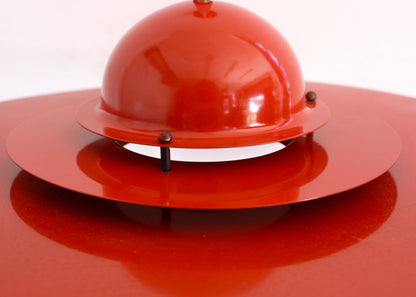 Mid-century Flying Saucer Pendant Lamp