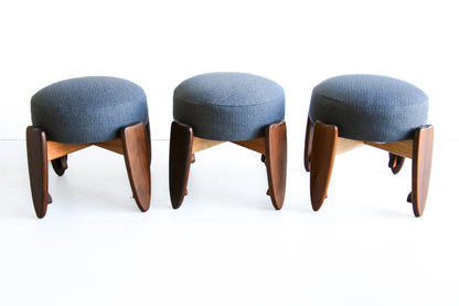 A Vintage Stack of Three Stools